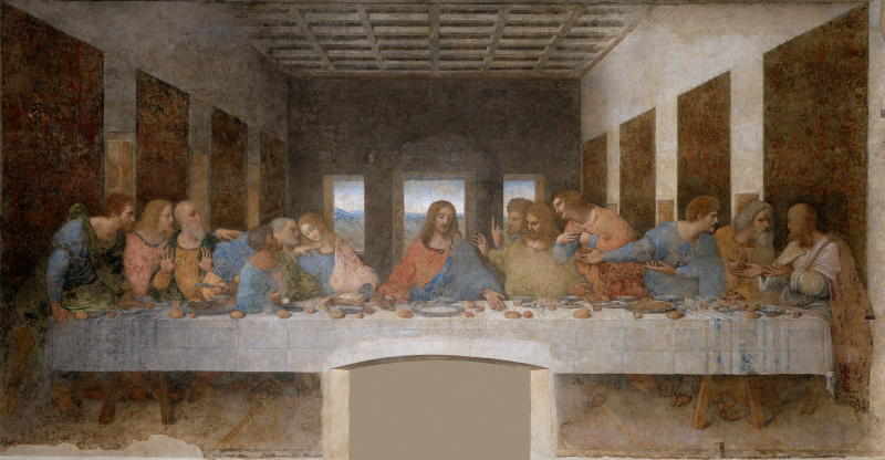 最後の晩餐 レオナルド・ダ・ヴィンチ 世界の名画