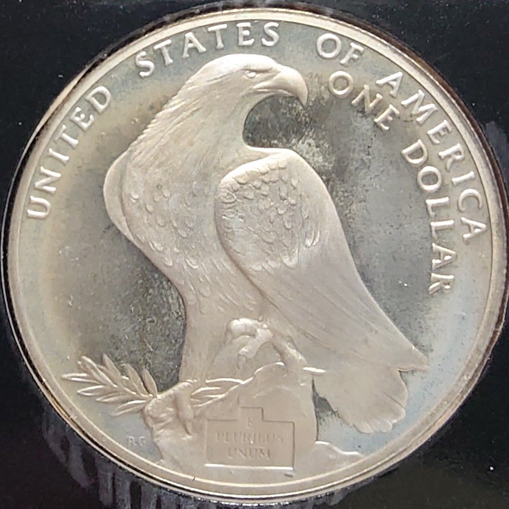1984年 アメリカ銀貨 1ドル ロサンゼルスオリンピック記念銀貨 SV900