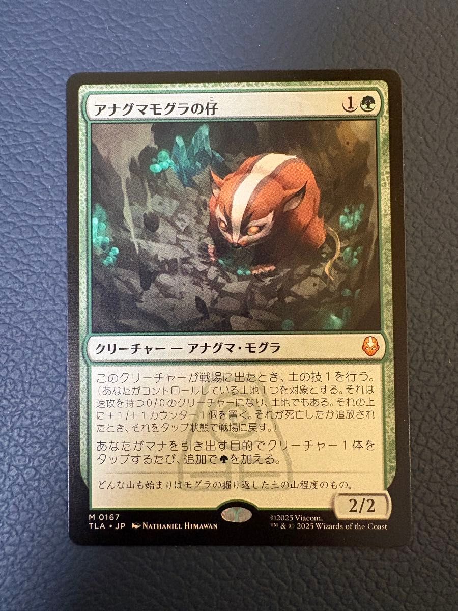 アナグマモグラの仔 日本語版 MTG TLA アバター 伝説の少年アン
