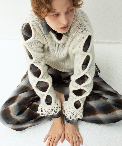 Open Cable Sweater（ニット/セーター）｜leinwande（ラインヴァンド