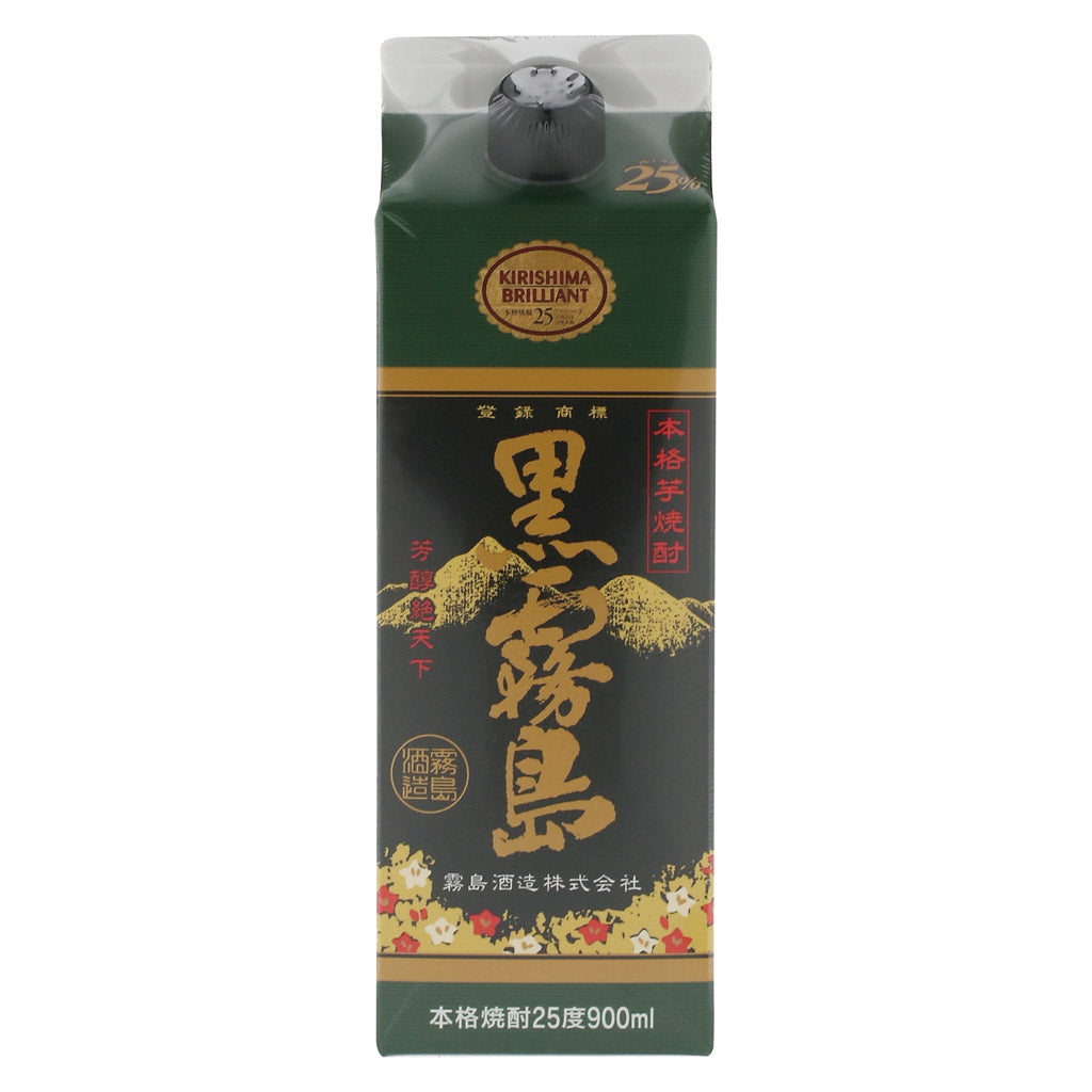 黒霧島 25度 1800mlパック – 酒類ドットコム
