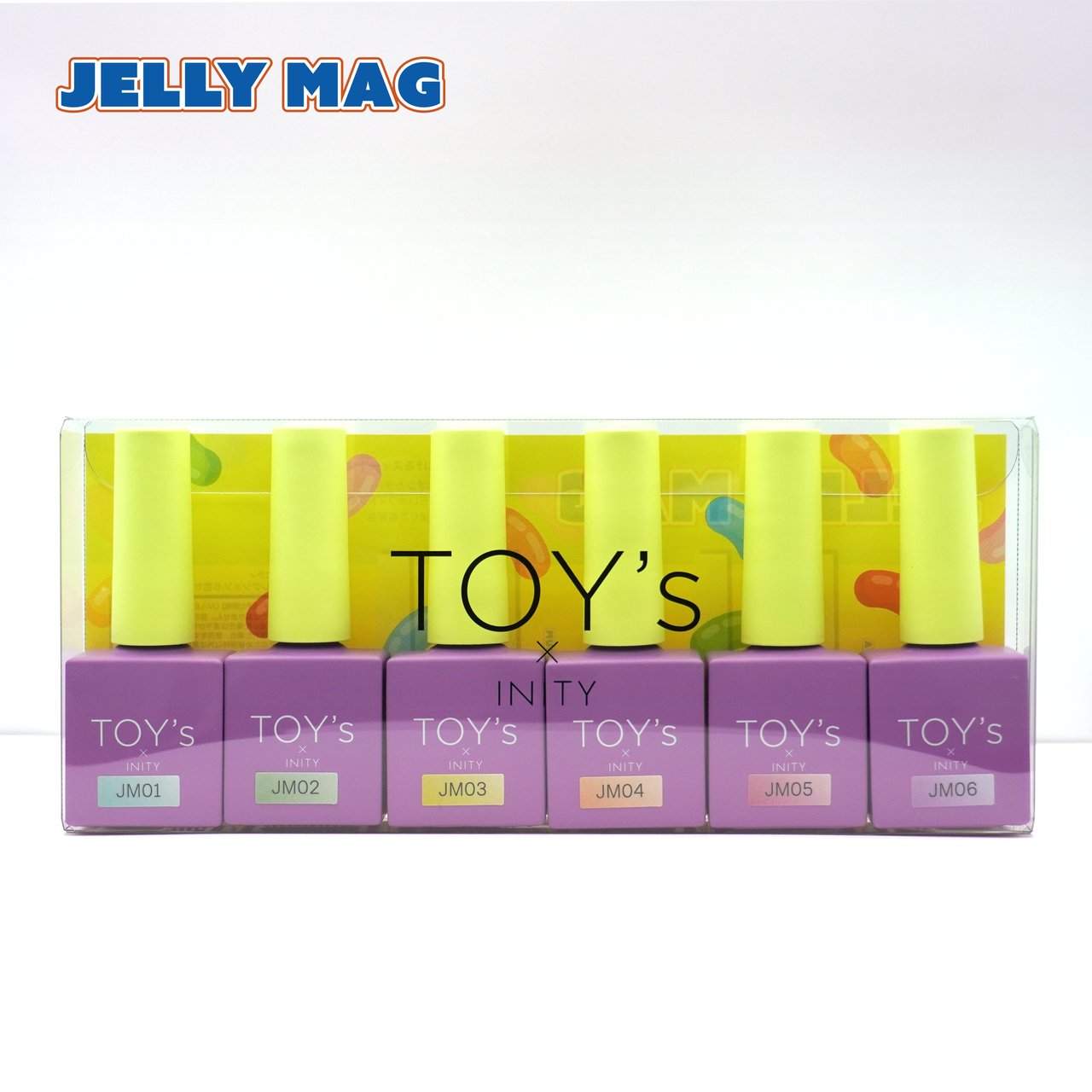 TOY＇s x INITY ジェリーマグ T－JMST6 6色セット