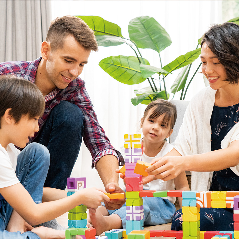 Qbi Explorer Kids 軽量ブロック4個セット(グリーン) | ENGAGING TOYS