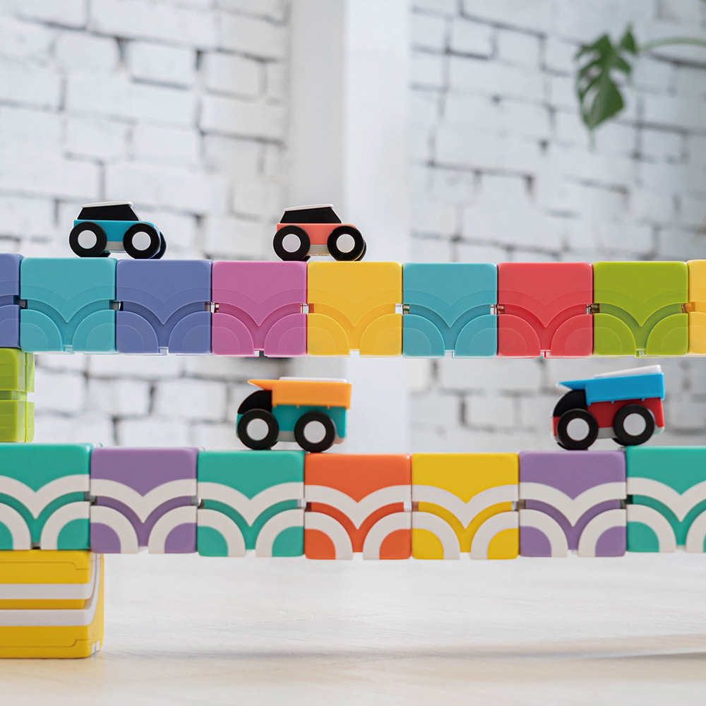 Qbi Explorer Kids 軽量ブロック4個セット(グリーン) | ENGAGING TOYS