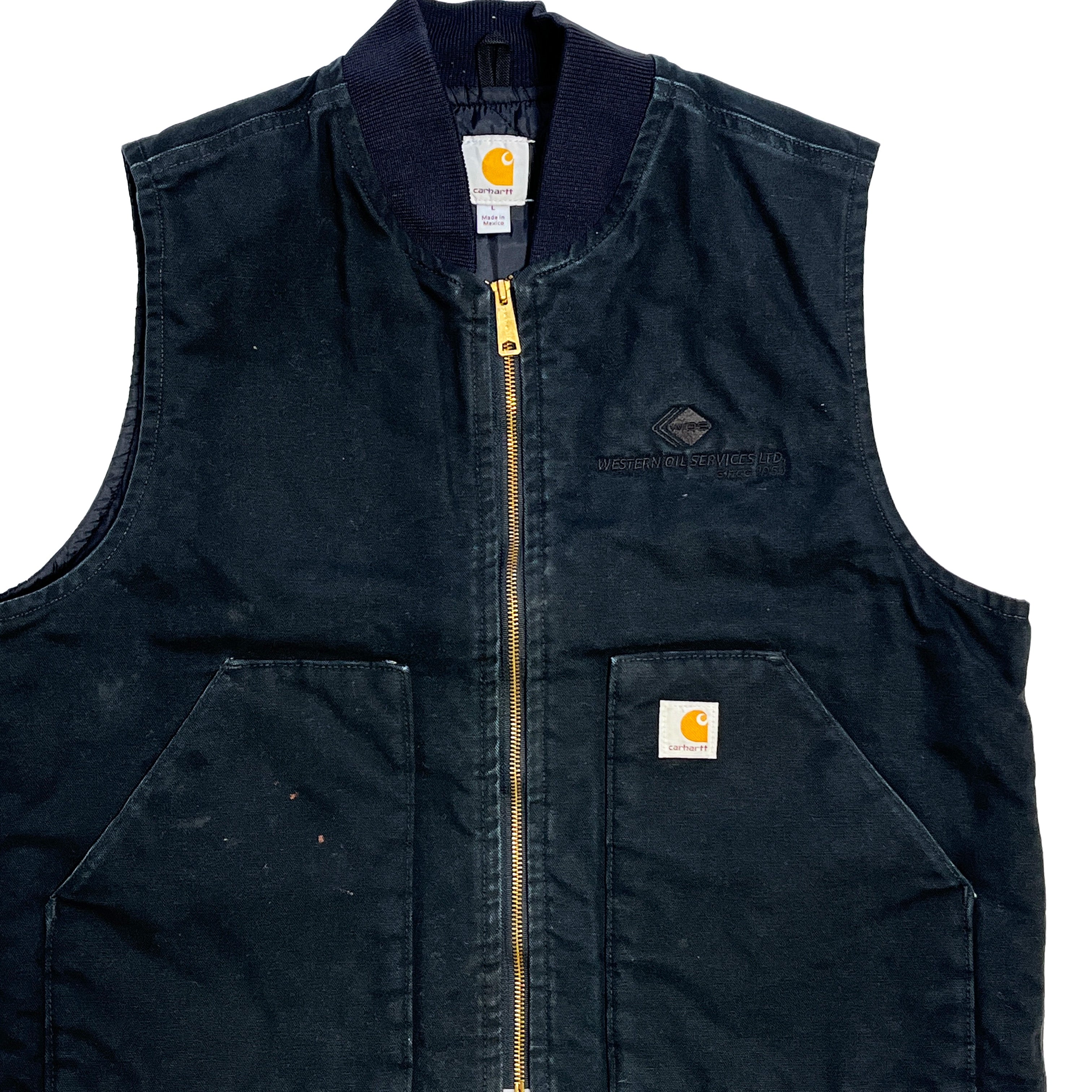14 メキシコ製 Carhartt ダックベスト ブラック Size (L) – frgeek