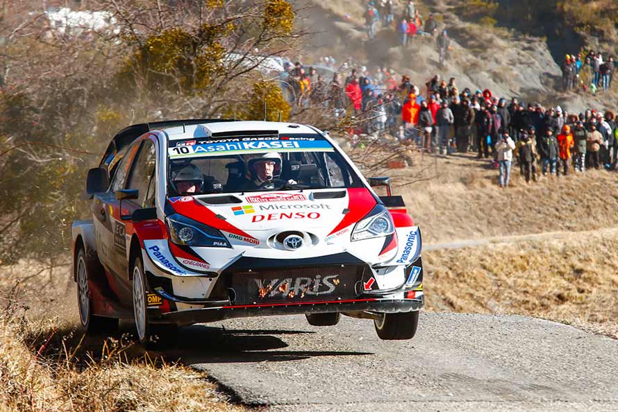 トヨタ WRC】第1戦2日目、困難な状況を乗り越えて全車がデイ2を走破