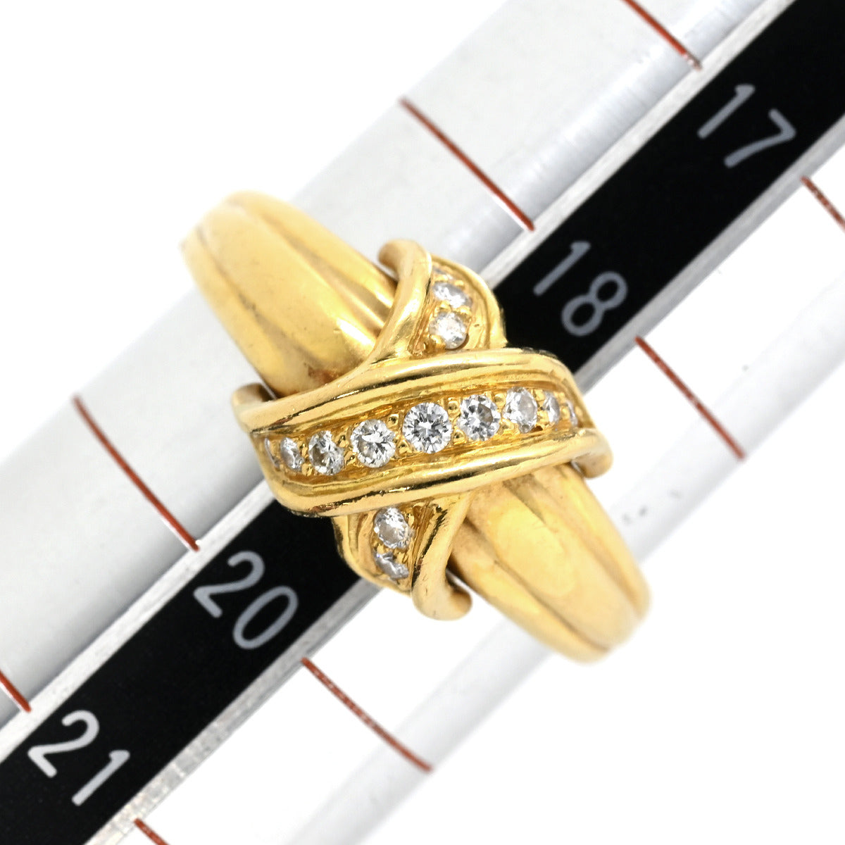 ティファニー Tiffany & Co シグネチャー クロス ダイヤリング