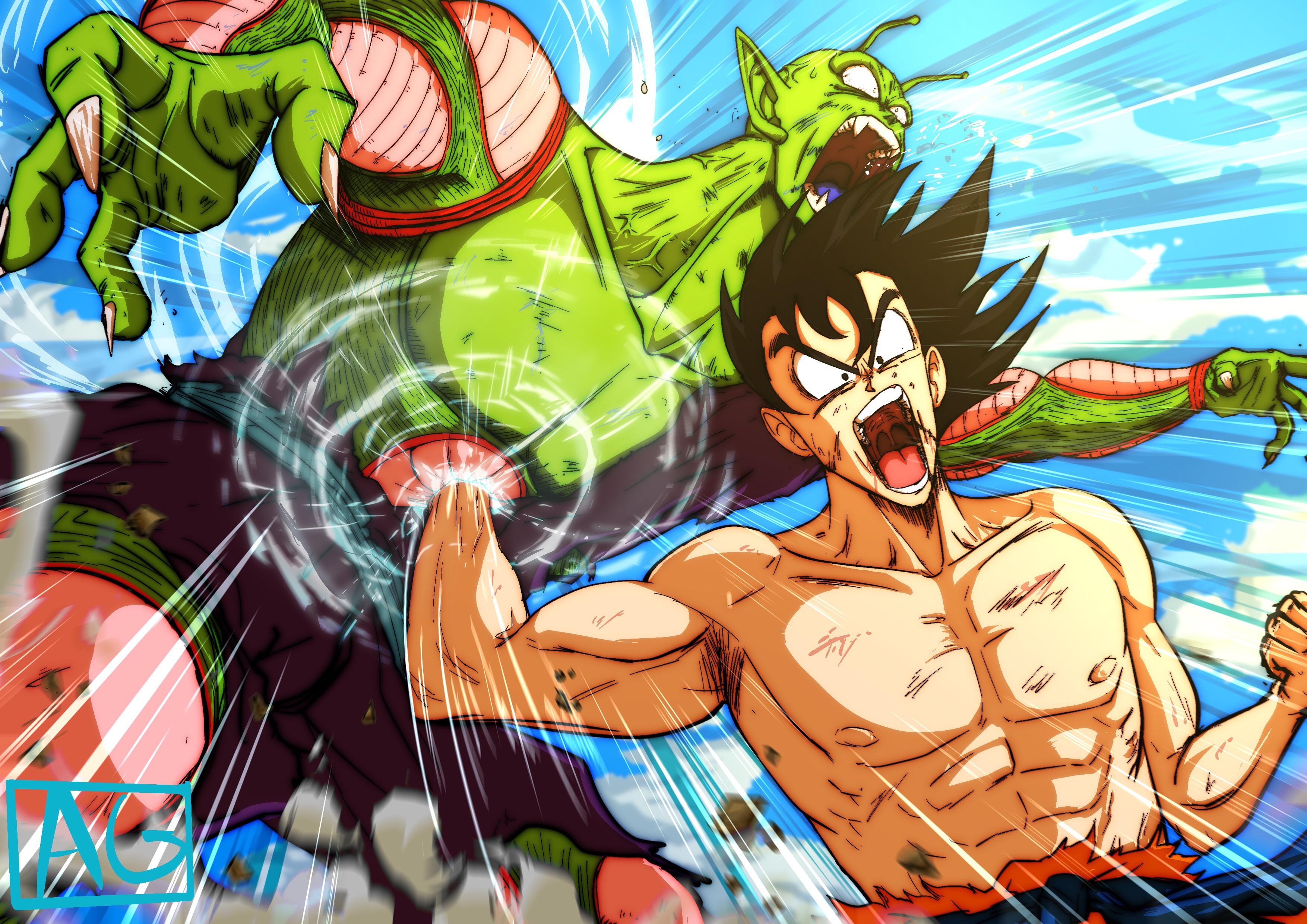 悟空 vs. ピッコロ [俺作] : r/dbz