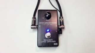 MXR MC401 Boost/Line Driver - 音にハリ・太さ・サスティーンを加え