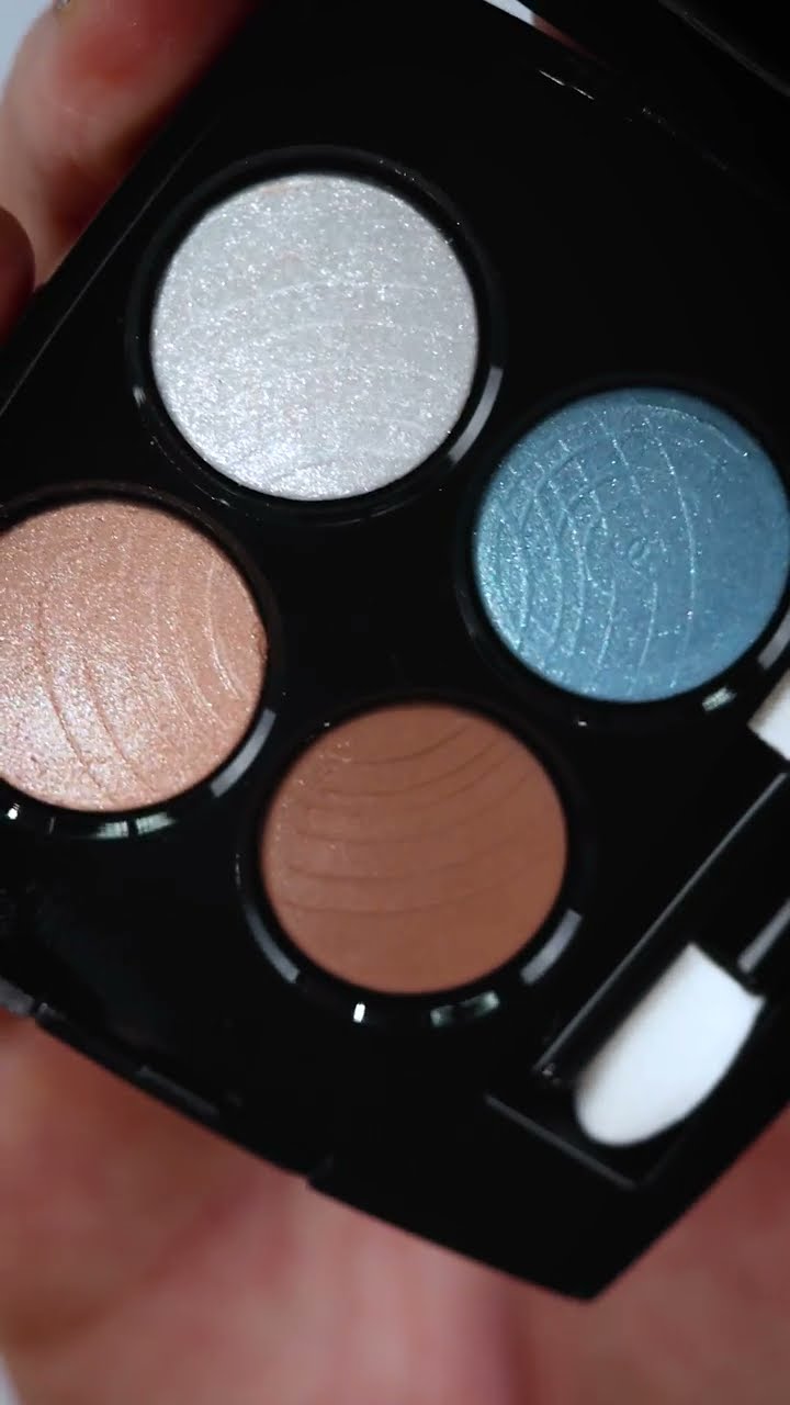 New Chanel Spring 78 Rivage Eyeshadow Quad! #chanelmakeup
