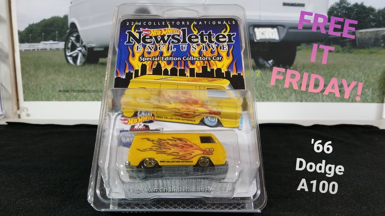 Hot Wheels Newsletter '66 A100 Convention Piece! - YouTube