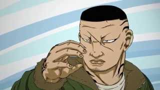 クローズ (Crows) 坊屋春道対九頭神竜男ファン・アニメーション - YouTube