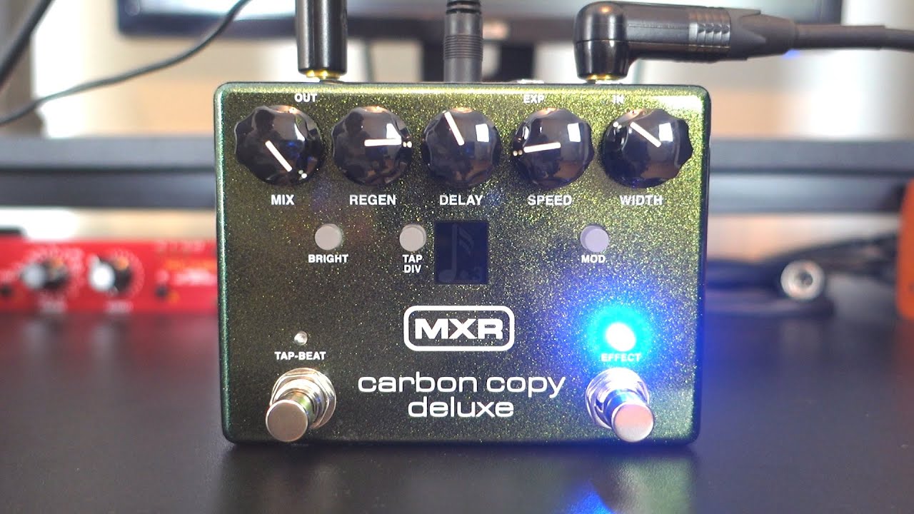 MXR Carbon Copy Deluxe - 10 Inspiring Analog Delay Sounds - YouTube