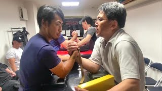 元日本王者とキャリア15年ベテランの練習！【腕相撲・アームレスリング