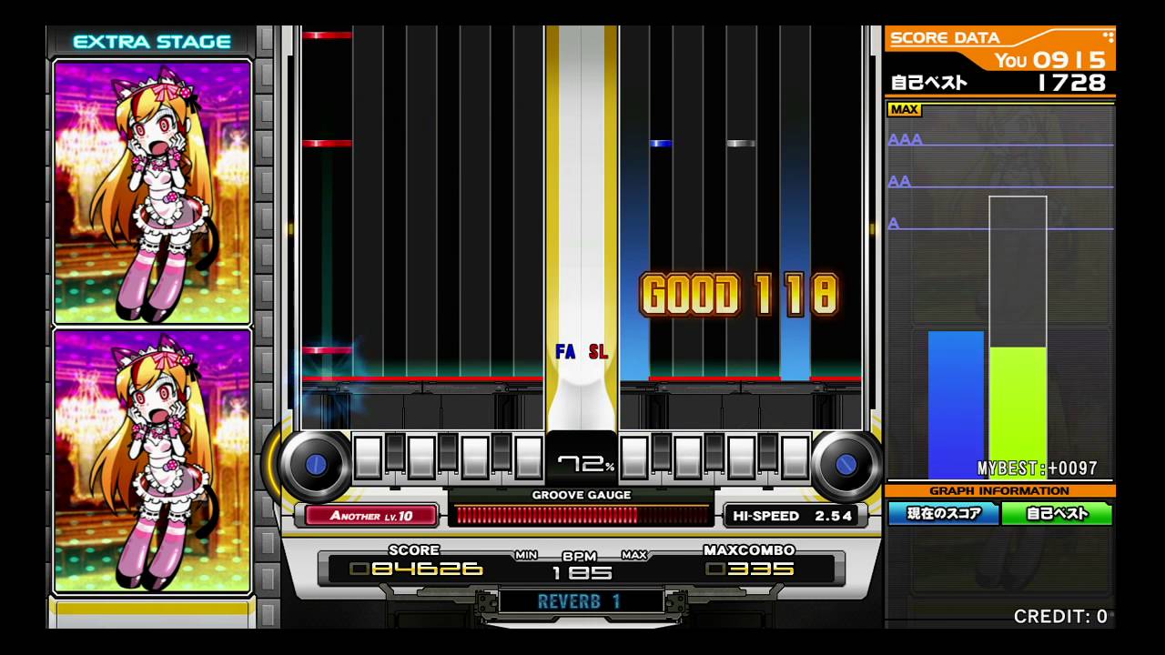 AC] IIDX 23 - 突撃！ガラスのニーソ姫！ DPA 正規 [HARD] - YouTube