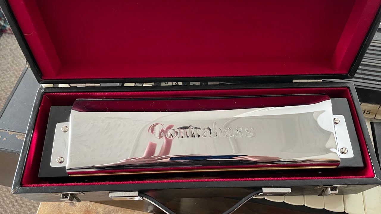 The Tombo Contrabass Harmonica (unboxing) special thanks to