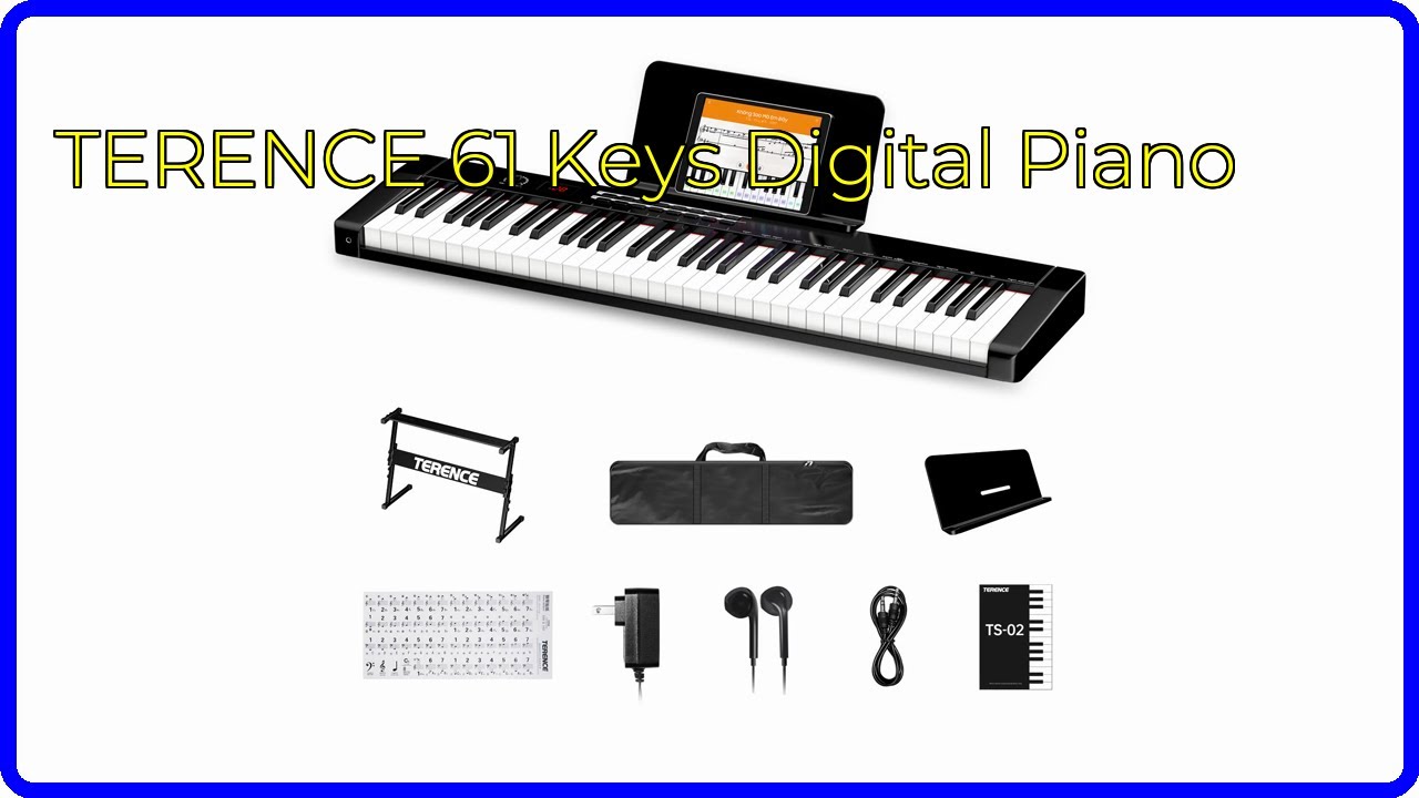 REVIEW (2026): TERENCE 61 Keys Digital Piano. ESSENTIAL details