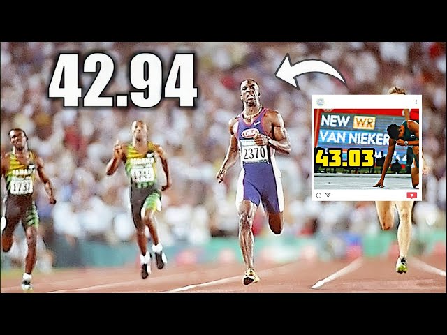 男子4×400mリレー】世界記録：2分54秒29｜アメリカ合衆国｜1993年8月22