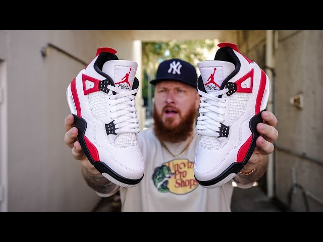 DON'T BUY THE AIR JORDAN 4 RED CEMENT SNEAKERS WITHOUT WATCHING