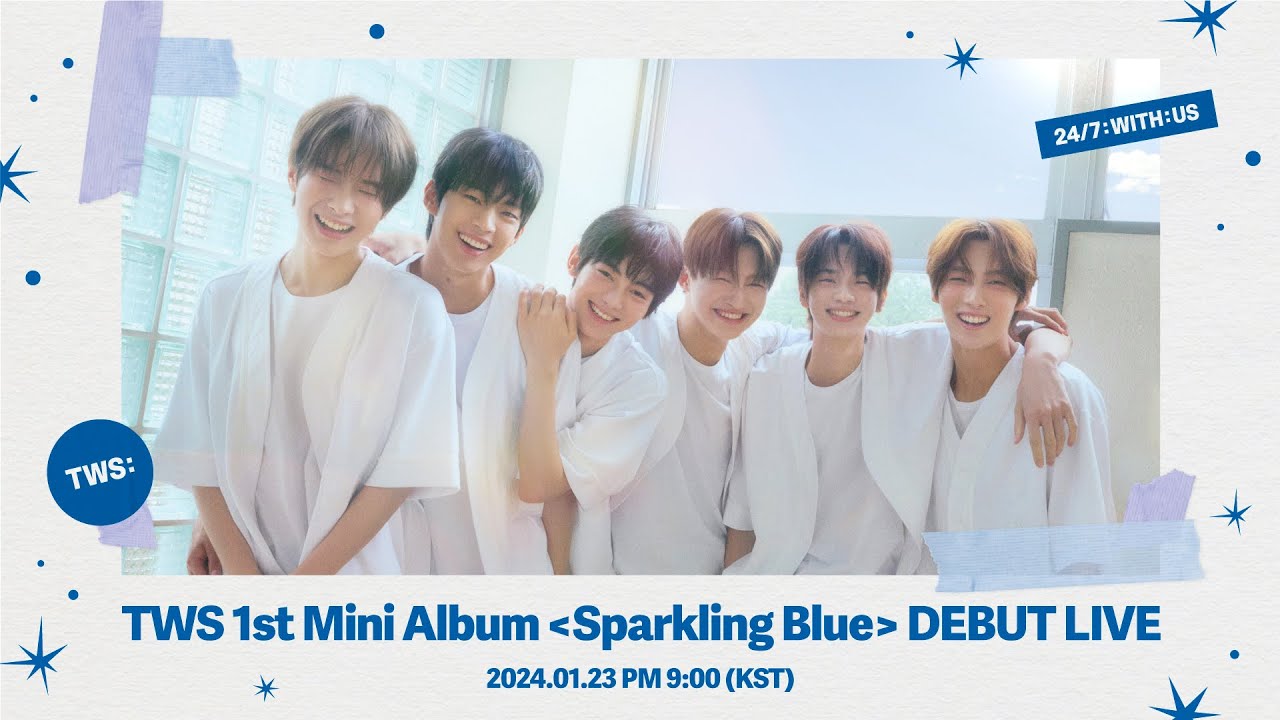 TWS 1st Mini Album 'Sparkling Blue' DEBUT LIVE - YouTube