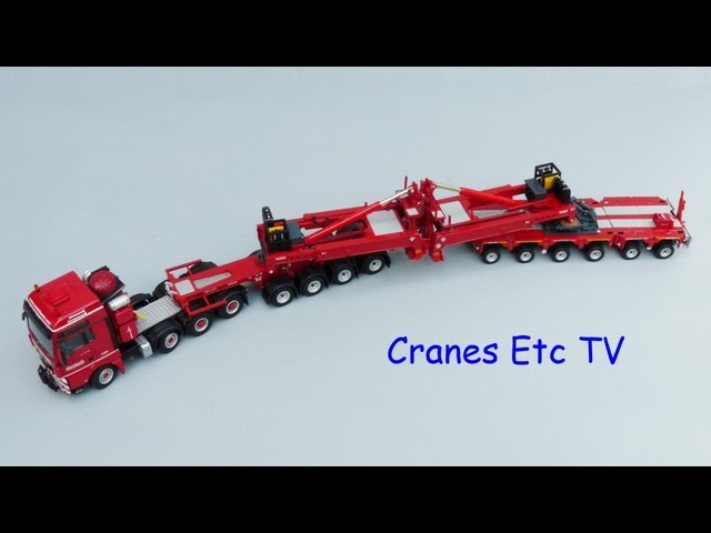 WSI Nooteboom MWT with Scheuerle Trailer by Cranes Etc TV - YouTube