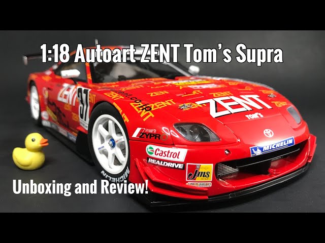 1:18 Autoart 2003 JGTC Zent Tom's Supra Unboxing and Review! - YouTube