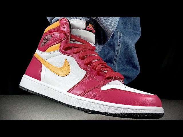 BEAUTIFUl COLOR‼︎】AIR JORDAN 1 RETRO HIGH OG “LIGHT FUSION RED