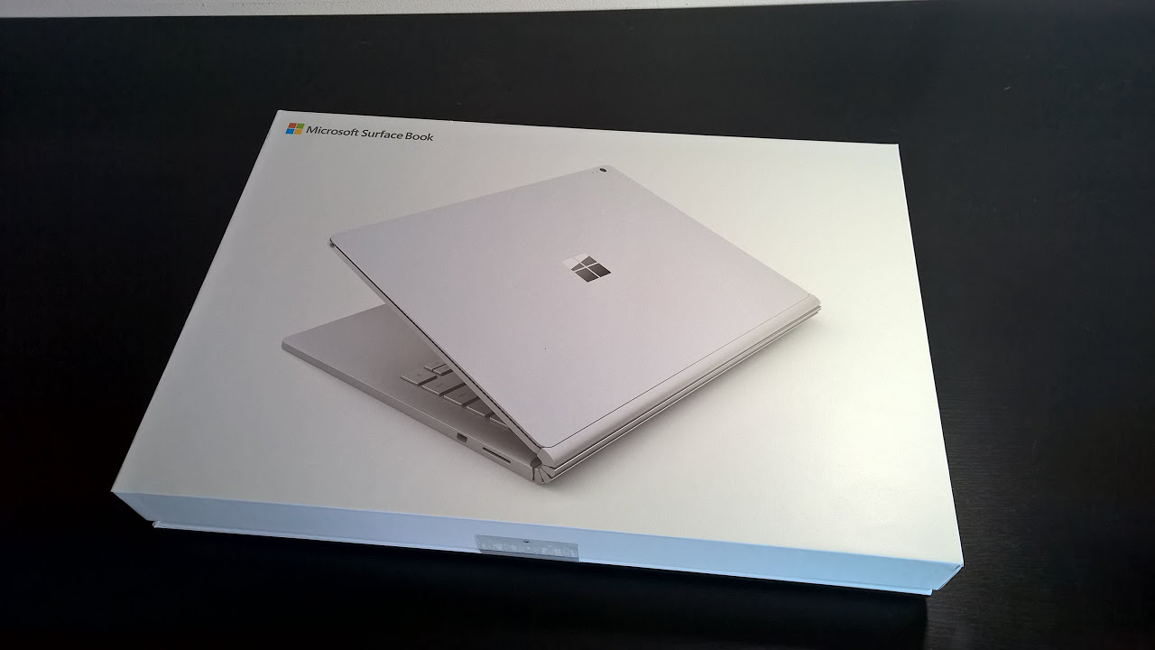 Microsoft Surface Book unboxing - YouTube