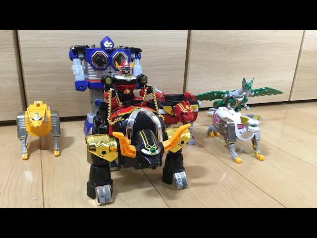星獣戦隊ギンガマン】騎獣合身ブルタウラス - YouTube