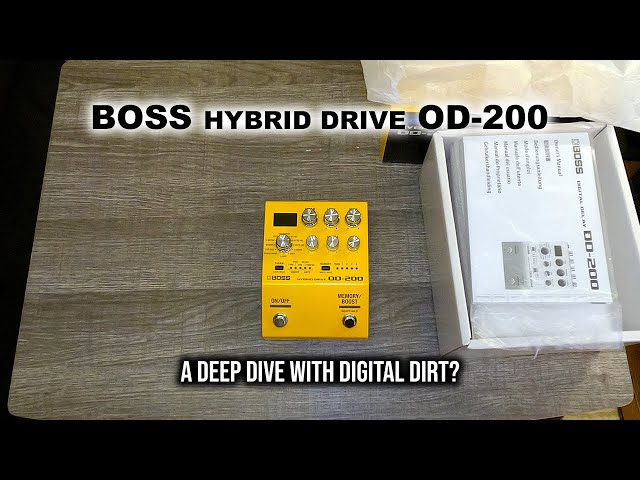 BOSS HYBRID DRIVE OD-200 - A Deep Dive with Digital Dirt? - YouTube
