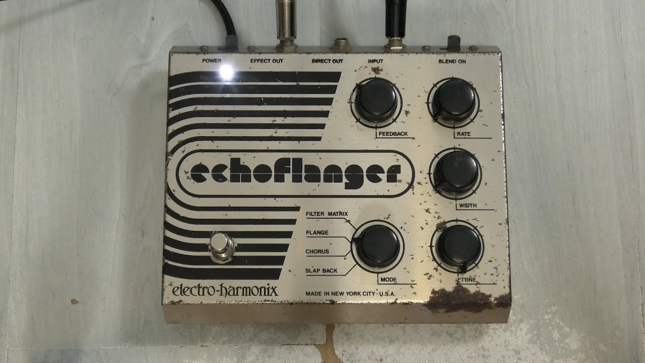 EHX Echoflanger Tweaking - YouTube