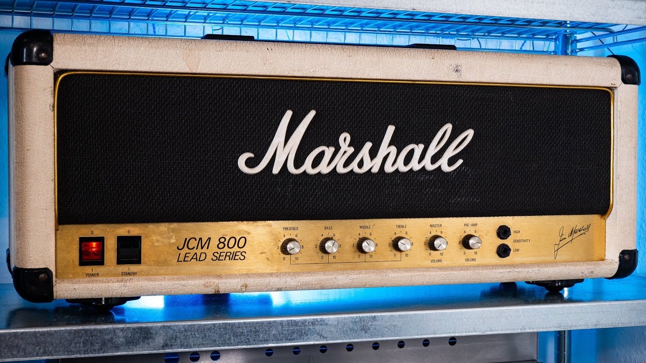 1983 Marshall JCM800 2204 with Tube FX Loop - YouTube
