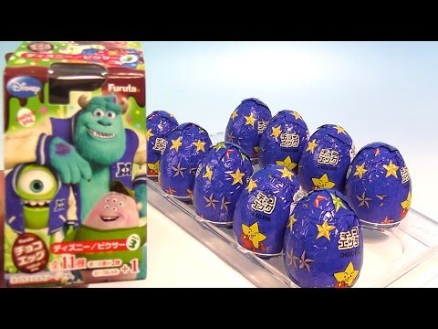 Chocolate Egg Surprise Opening チョコエッグ ピクサー3 - YouTube