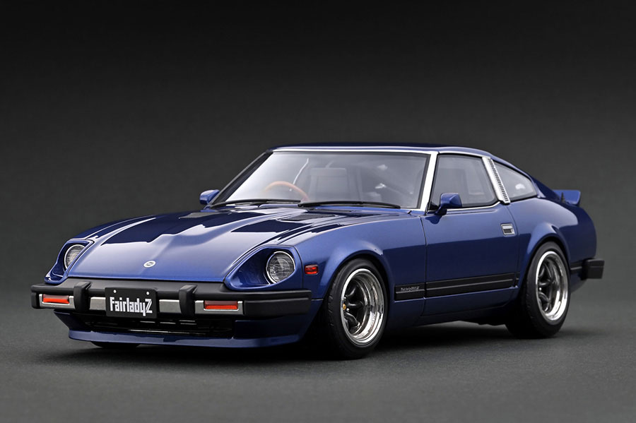 IG3518 1/18 Nissan Fairlady Z (S130) Blue Metallic | LINE UP