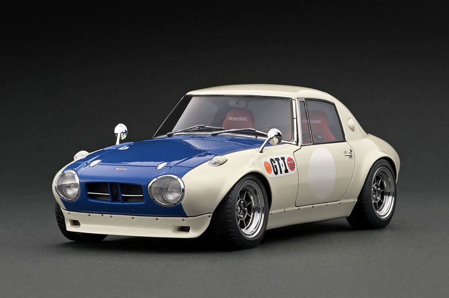 IG3095 1/18 Toyota Sports 800 NOB Hachi Ver White/Blue | LINE UP