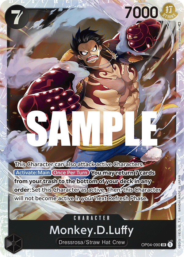 OPTCG | Products | [OP04-090] Monkey.D.Luffy