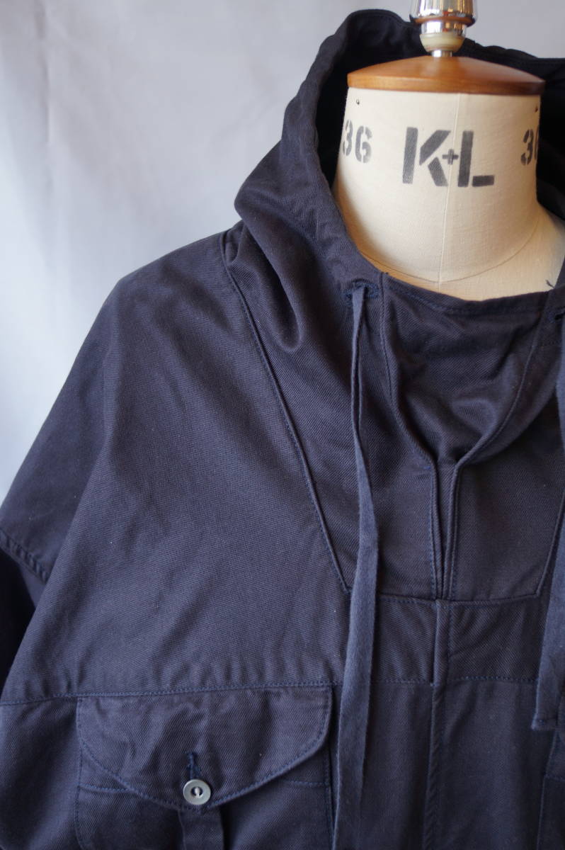 NIGEL CABOURN LYBRO Anorak Parka 52 Navy Cotton ナイジェルケーボン