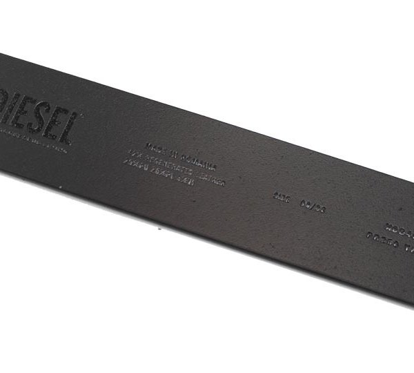 ディーゼル DIESEL ベルト X08495-PR250 ブラック レザー B-LOGO BELT