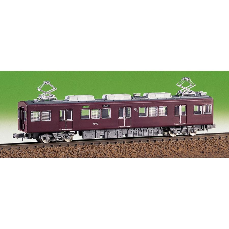 グリーンマックス 407B 阪急通勤車 増結用中間車4両セット（未塗装