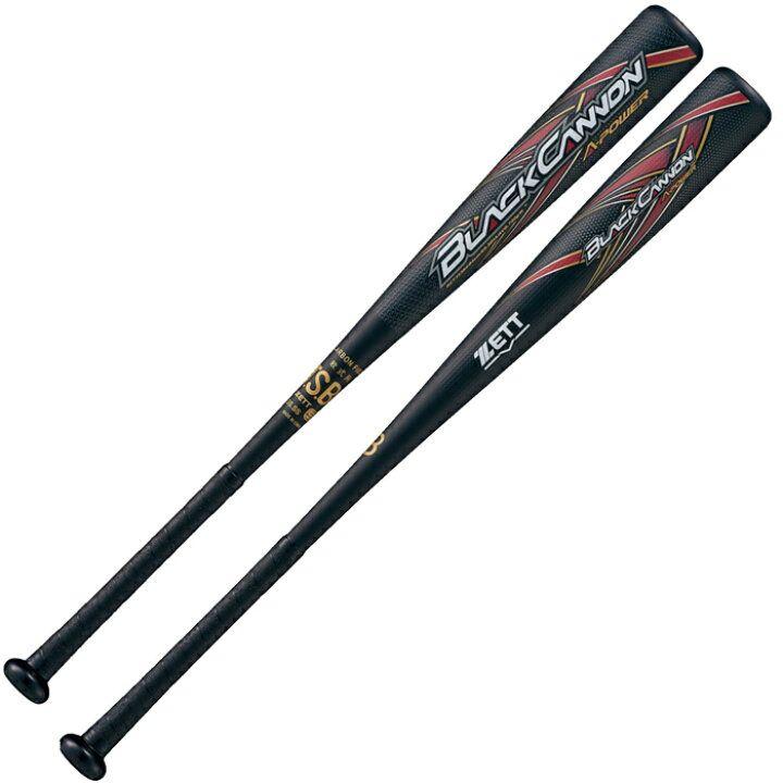 ブラックキャノン ゼット ZETT ポイント10倍 軟式FRP製バット ブラック