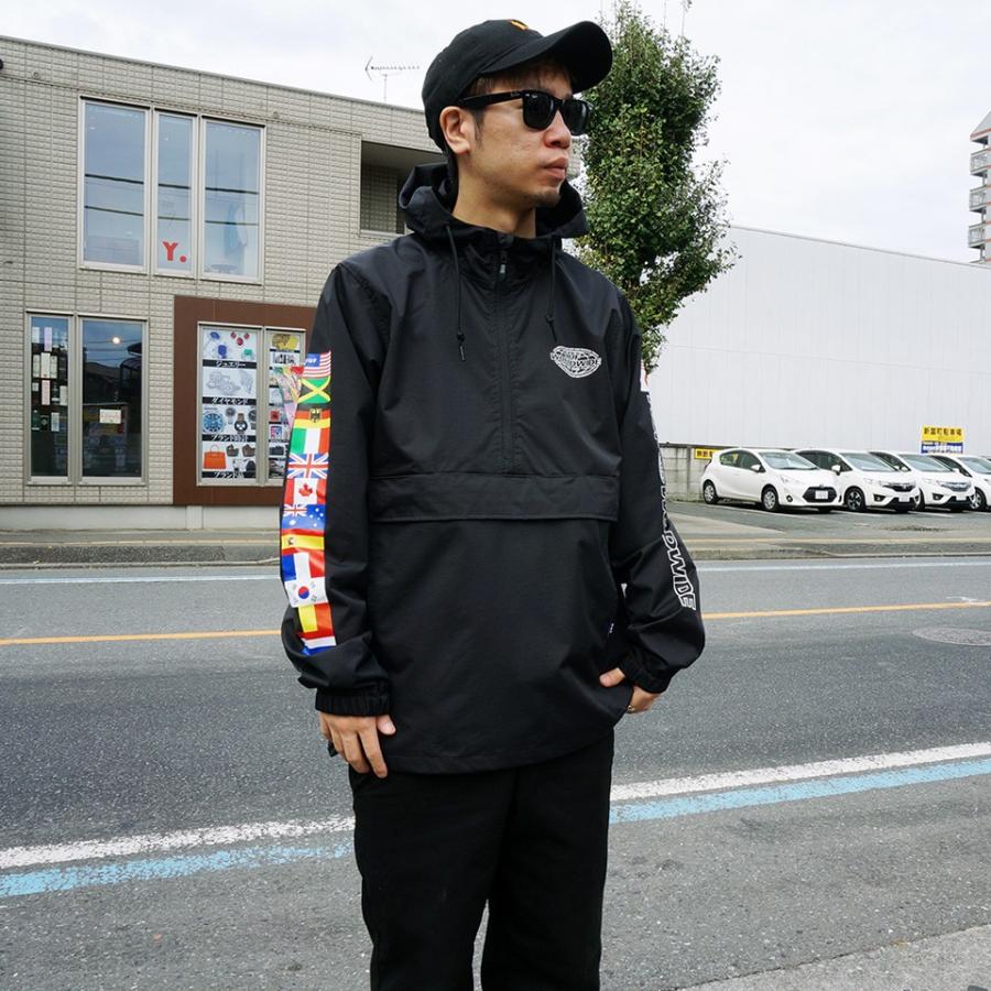 HUF（ハフ） ナイロンジャケット アノラック WORLD TOUR ANORAK