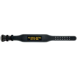 ゴールドジム（GOLD'S GYM） トレーニングレザーベルト（パット付） XS