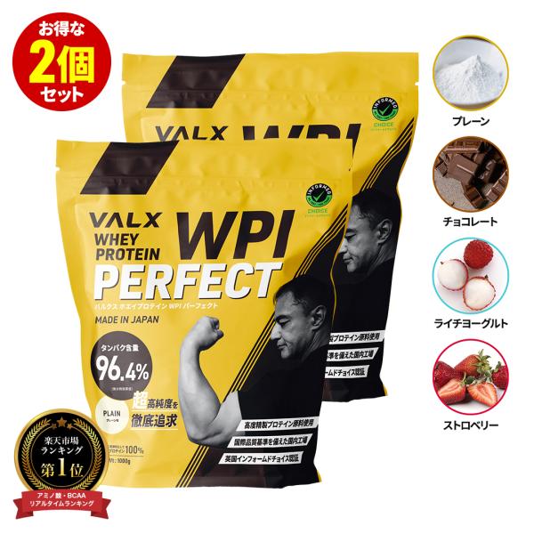 VALX（バルクス） プロテイン WPIパーフェクト 【6種類の味から選べる