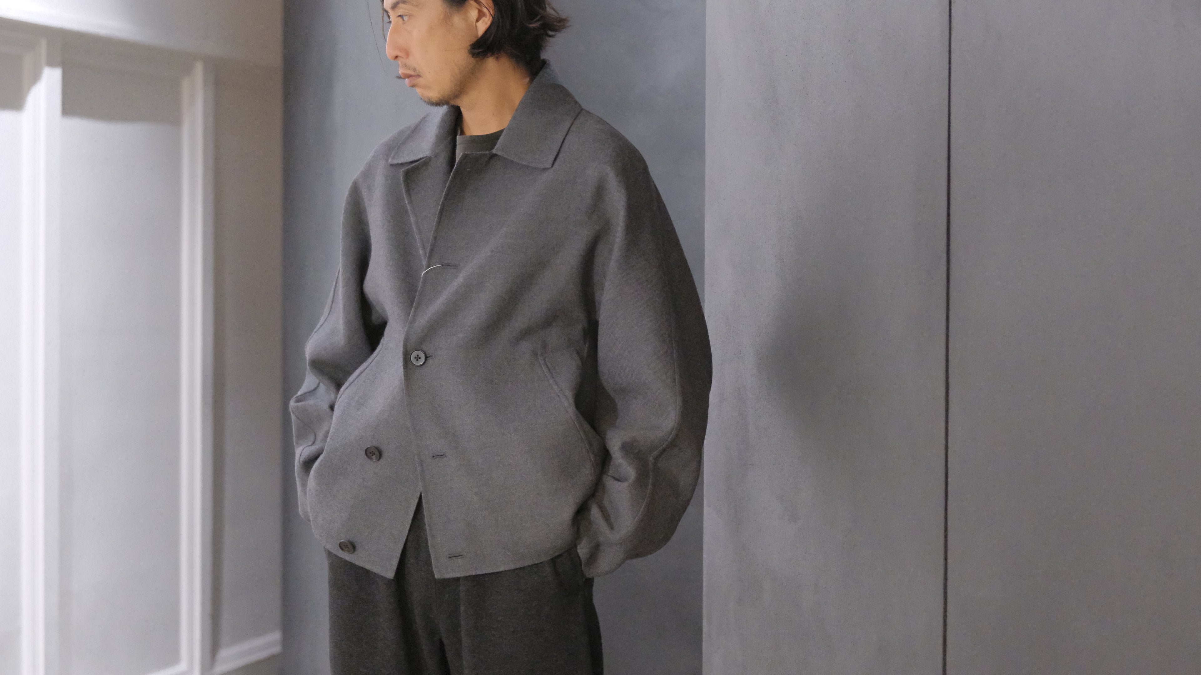 nonnotte / DRAPING KIMONO BLOUSON / N-25A-032 – Lister