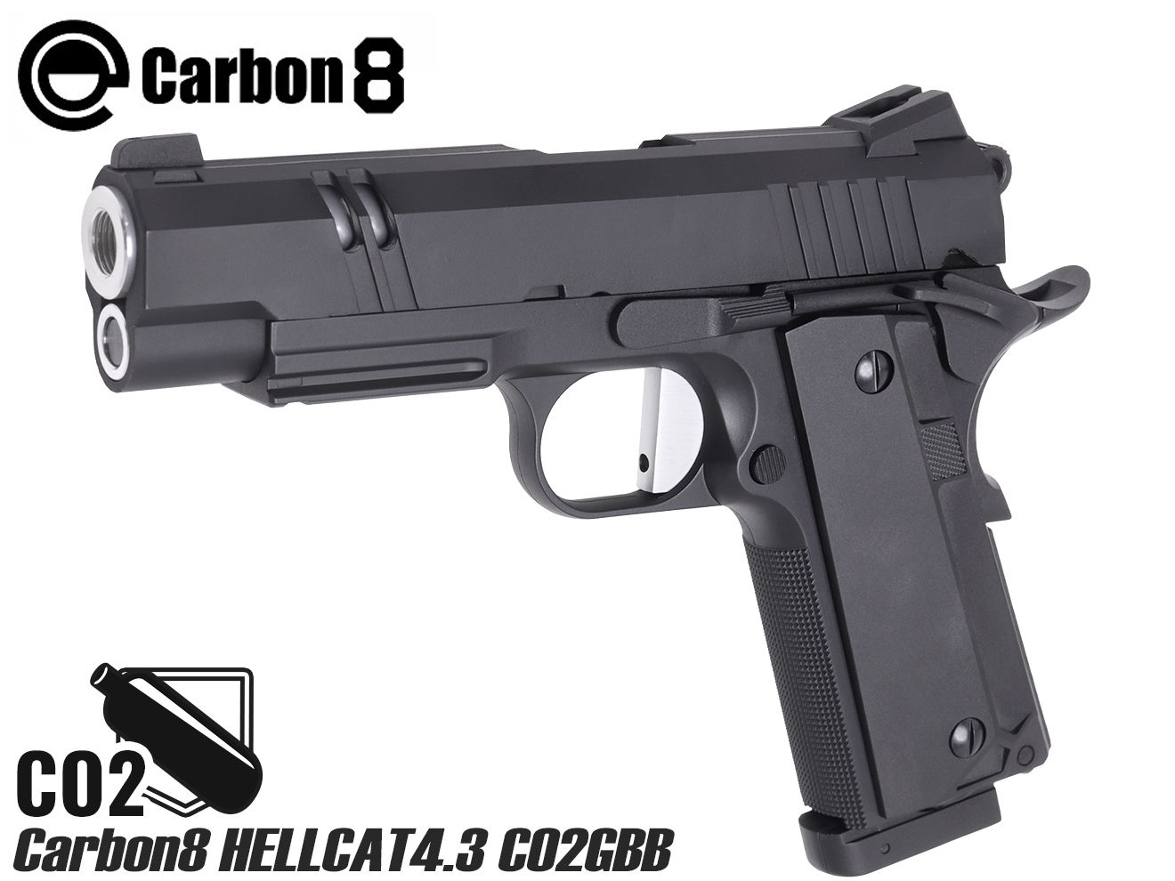 Carbon8 CO2 ガスブローバック M45DOC NiteShift ナイトシフト 限定