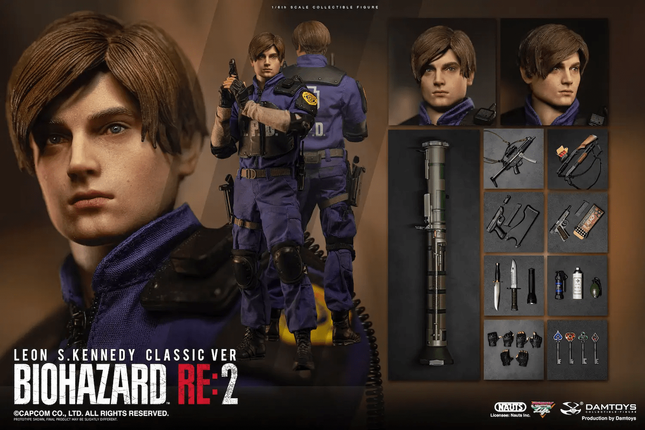 レオン」と「クレア」の1/6スケール可動フィギュアが発表