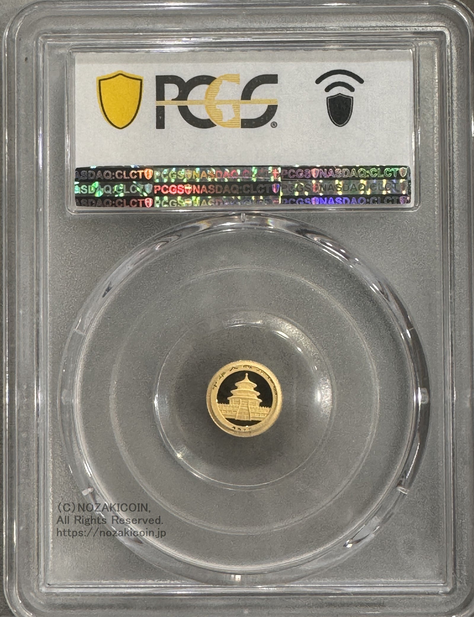 中国 パンダ金貨 2019年 10元 完全未使用 PCGS MS70 – 野崎コイン