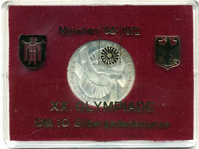 ドイツ ミュンヘンオリンピック 10マルク銀貨 2次 – 野崎コイン