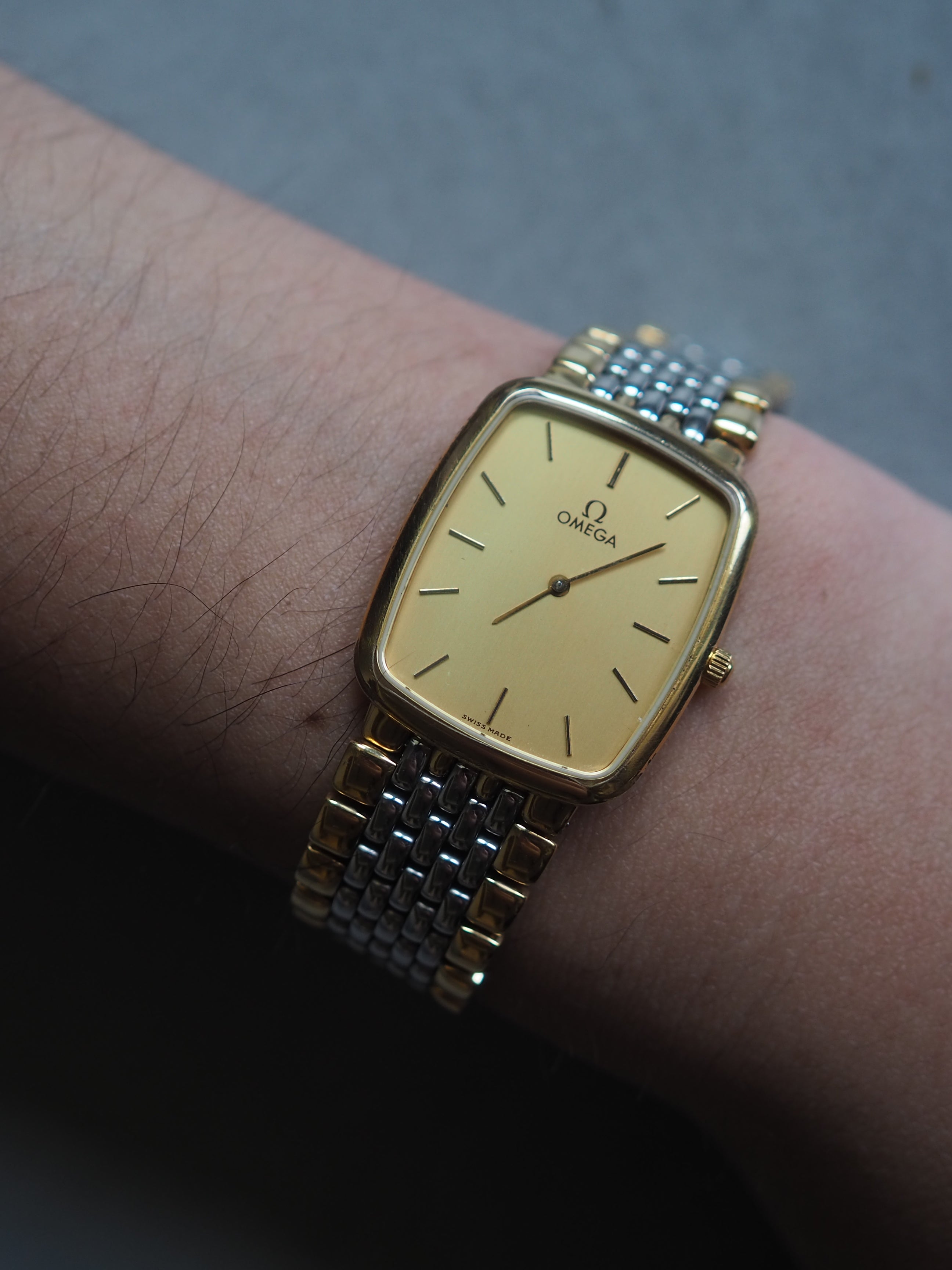 OMEGA オメガ DE VILLE デビル ラウンド ウォッチ 腕時計シルバー