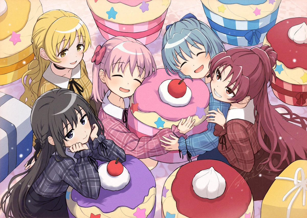 暁美ほむら ,鹿目まどか ,美樹さやか ,佐倉杏子 ,巴マミ 「#魔法少女